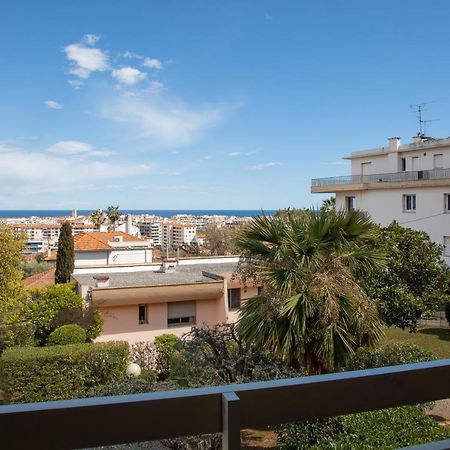 Vue Mer, Terrasse Et Parking Prive Antibes Bagian luar foto